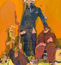 Sourena Zamani, “Say Goodbye To Useless”, Ffom “Still life: Act / Transparency” series, oil on canvas, 150 x 200 cm, 2016