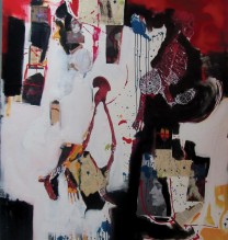 10.Untitled | 2012 |Mixed Media on Canvas |195X145 CM