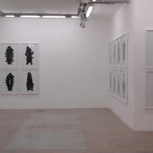 Sara Abbasian, “Blacks” series, installation view, 2015