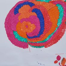 Nazanin Tayebeh, untitled, marker on paper, 50 x 70 cm, 2020