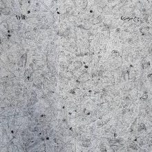 Tajesar Jafari, untitled, sewing on fabric, 150 x 150 cm, unique edition, 2019