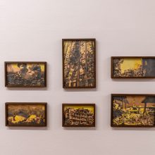 Majid Biglari, “Mourning” series, “Factory 03” a group exhibition, installation view, 2020