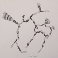 Babak Shariati, untitled, rapidograph & pencil, 18 x 18 cm, 2021