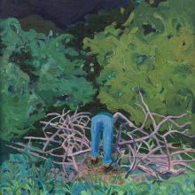 Hanie Farhadinik, untitled, from “Dreams” series, oil on canvas, 40.5 x 34.5 cm, frame size: 43 x 37 cm, 2021
