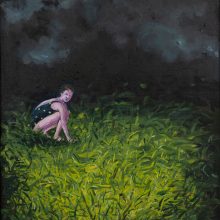 Hanie Farhadi Nik, untitled, from “Dreams” series, oil on canvas, 39.5 x 33 cm, frame size: 43 x 36 cm, 2021