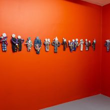 Fatemeh Khodabandeh, the 8th annual outsider art exhibition, installation view, 2022