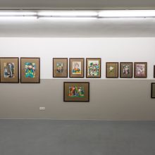 Mokarameh Ghanbari, the 8th annual outsider art exhibition, installation view, 2022