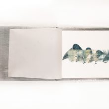 Amir-Nasr Kamgooyan, “Prints and Folders No.1”, from “Think Box” series, aluminum folder containing 7 silkscreen prints, 23 x 34 cm, edition of 5 + AP, 2019
