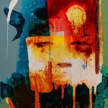 Amir-Hossein Zanjani, untitled, oil on canvas, 25 x 20 x 5 cm, 2020