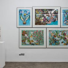 Abbas Arvajeh, the 7th annual outsider art exhibition, installation view, 2021