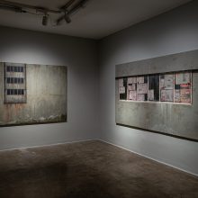 Azin Zolfaghari, “Stricken” series, installation view, 2022