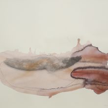 Naiza Khan, “How Does The Body Lose its Boundaries II”, watercolor on fabriano paper, 55 x 70 cm, 2019