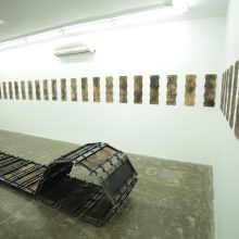 Majid Biglari, “The Experience of Dishevelment” series, installation view, 2016