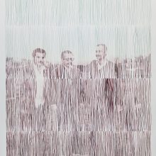 Sasan Abri, untitled, from “A Little While” series, image transferred on paper, frame size: 100 x 71 cm, unique edition, 2021
