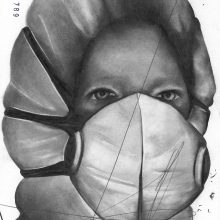 Sara Abbasian, untitled, from “Cluster 5” series, pencil on paper, 28 x 20 cm ,2021
