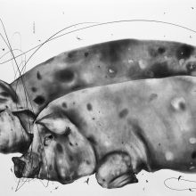 Sara Abbasian, untitled, from “Cluster 5” series, pencil on paper, 70 x 100 cm, 2021
