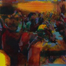 Amir-Hossein Zanjani, “Bijaar 5”, oil on canvas, 25 x 30 cm, 2020