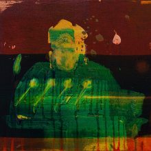 Amir-Hossein Zanjani, “Microphone”, oil on canvas, 35 x 50 cm, 2020