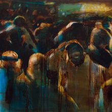 Amir-Hossein Zanjani, “Sunset”, oil on canvas, 100 x 120 cm, 2020
