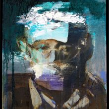  Amir-Hossein Zanjani, untitled, from “Portrait” series, oil on canvas, 30 x 25.5 cm, 2019
