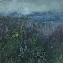 Samaneh Salehi Abri, untitled, from “Garden/Recreation/Observation” series, oil on canvas, 18 x 24 cm, 2020