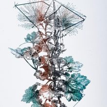 Amir-Nasr Kamgooyan, untitled, from “Think Box” series, silkscreen on cardboard, 60 x 45 cm, edition of 3 + AP, 2019