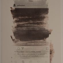 Vahid Dashtyari, untitled, from “Pencil of Lie” series, talbotype and salt print, 35 x 25 cm, 2019