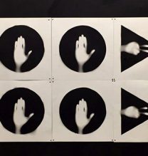 Black Hand, Untitled, Spray on Steinbach Paper, 2017